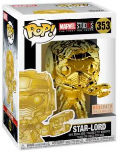 Figurine Star-Lord – Chrome Or – Marvel Studios – L’anniversaire des 10 ans- #353