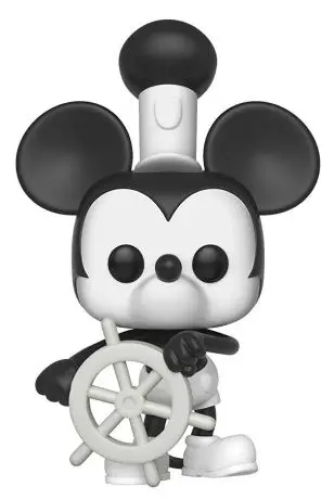 Figurine pop Steamboat Willie - Avec Roue du Bateau - Mickey Mouse - 90 Ans - 2
