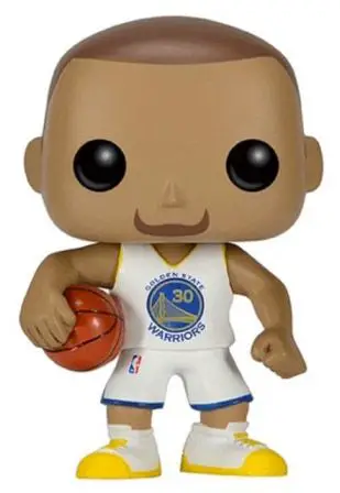 Figurine pop Stephen Curry - Golden State Warriors - Maillot Blanc - NBA - 2