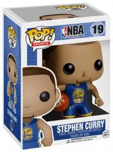 Figurine Stephen Curry – Golden State Warriors – Maillot Bleu – NBA- #19