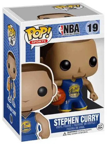 Figurine pop Stephen Curry - Golden State Warriors - Maillot Bleu - NBA - 1