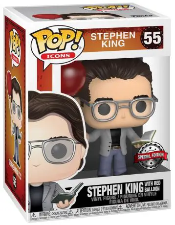 Figurine pop Stephen King avec Ballon Rouge - Célébrités - 1