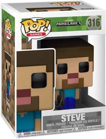 Figurine pop Steve - Minecraft - 1