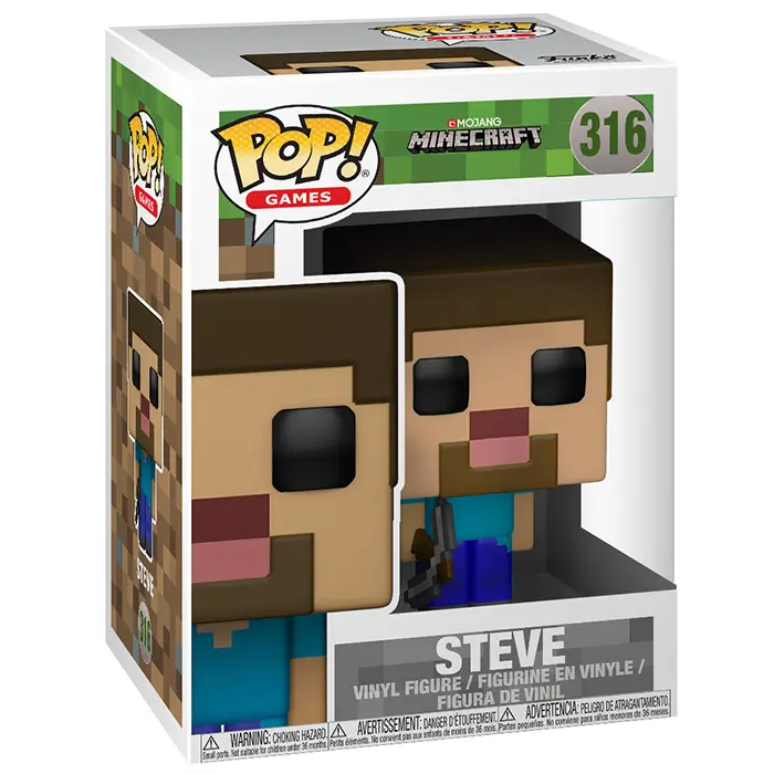 Figurine pop Steve - Minecraft - 2