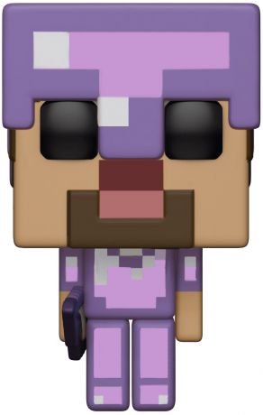 Figurine pop Steve avec Armure Enchantée - Minecraft - 2