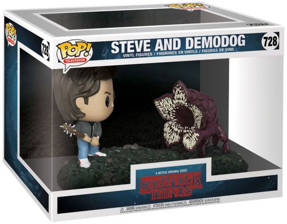 Figurine pop Steve contre Demodog - Stranger Things - 2