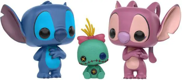 Figurine pop Stitch, Angel & Scrump - 3 pack - Lilo et Stitch - 2