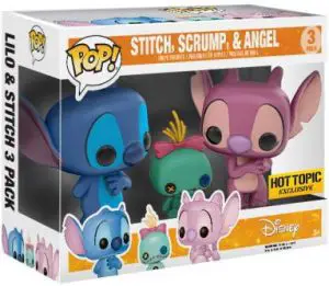 Figurine Stitch, Angel & Scrump – 3 pack – Lilo et Stitch