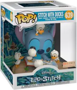 Figurine Stitch avec Canards – 15 cm – Lilo et Stitch- #639