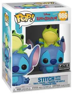 Figurine Stitch avec grenouille – Lilo et Stitch- #986