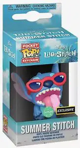 Figurine Stitch en été – Porte-clés – Lilo et Stitch