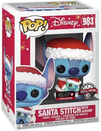 Figurine pop Stitch et Scrump (Noël) - Lilo et Stitch - 1