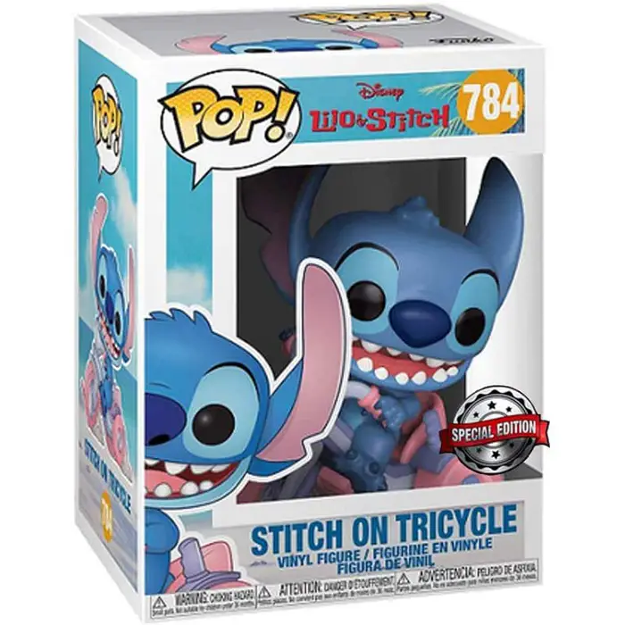 Figurine pop Stitch on tricycle - Lilo et Stitch - 2