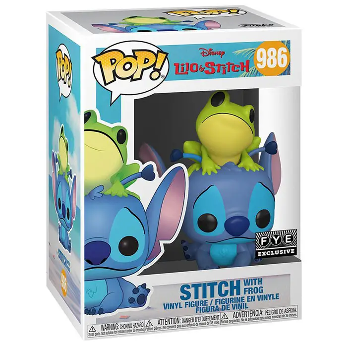 Figurine pop Stitch with frog - Lilo et Stitch - 2