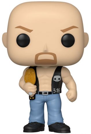 Figurine pop Stone Cold avec ceinture - WWE - 2