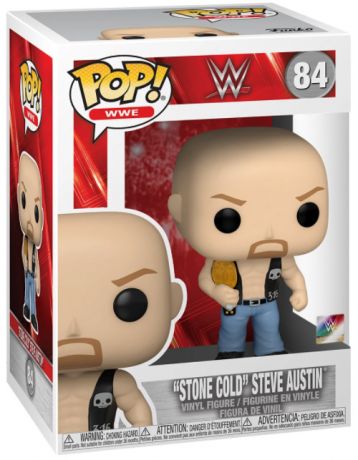 Figurine pop Stone Cold avec ceinture - WWE - 1