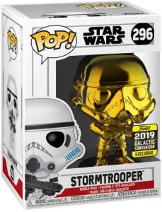Figurine Stormtrooper – Chromé Or – Star Wars : The Clone Wars- #296