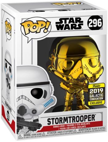 Figurine pop Stormtrooper - Chromé Or - Star Wars : The Clone Wars - 1