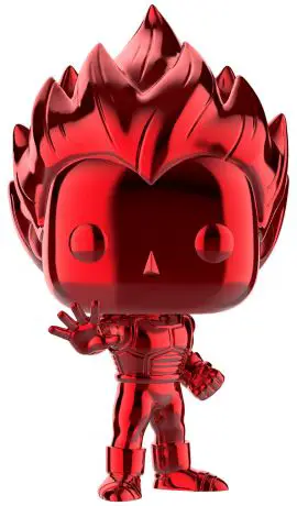 Figurine pop Super Saiyan Vegeta - Chromé rouge - Dragon Ball - 2