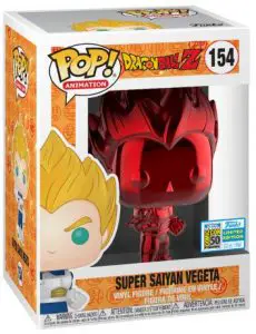 Figurine Super Saiyan Vegeta – Chromé rouge – Dragon Ball- #154