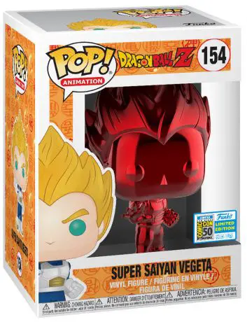 Figurine pop Super Saiyan Vegeta - Chromé rouge - Dragon Ball - 1