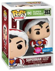 Figurine Superman avec Chandail Noël – Flocked – DC Super-Héros- #353