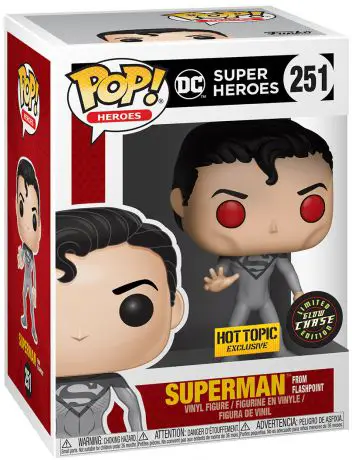 Figurine pop Superman - Brillant dans le noir Rouge - DC Super-Héros - 1