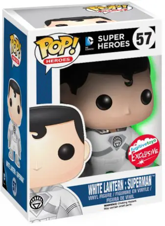 Figurine pop Superman (White Lantern) - Brillant dans le noir - DC Super-Héros - 1