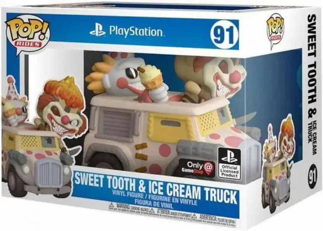 Figurine pop Sweet Tooth avec Camion de Crème Glacée - Twisted Metal - 1