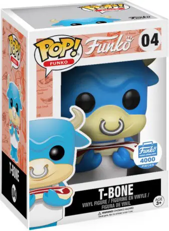 Figurine pop T-Bone Bleu - Fantastik Plastik - 1