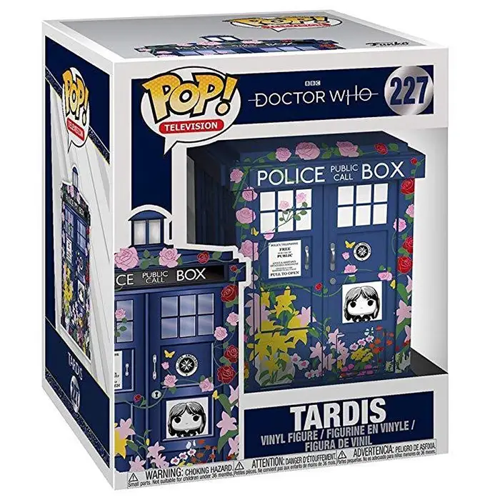 Figurine pop Tardis with flowers - Doctor Who - 2