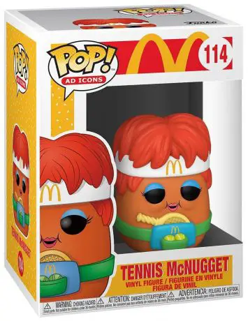 Figurine pop Tennis McNugget - McDonald's - 1