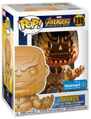 Figurine pop Thanos - Chromé Orange - Avengers Infinity War - 1