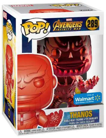 Figurine pop Thanos - Chromé Rouge - Avengers Infinity War - 1
