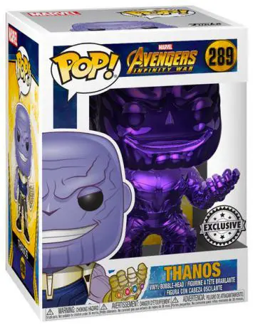 Figurine pop Thanos - Chromé Violet - Avengers Infinity War - 1