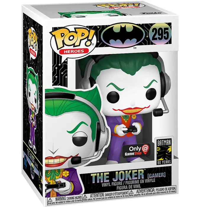 Figurine pop The Joker gamer - DC Comics - 2