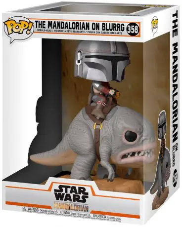 Figurine pop The Mandalorian sur Blurrg - Star Wars The Mandalorian - 1