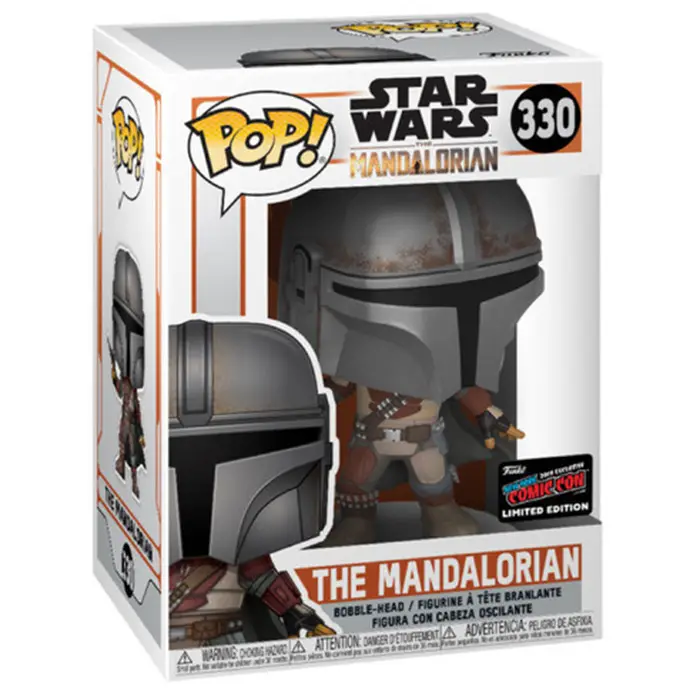 Figurine pop The Mandalorian with pistol - Star Wars The Mandalorian - 2