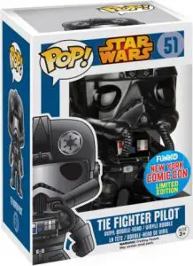 Figurine Tie Fighter Pilot – Chromé – Star Wars 1 : La Menace fantôme- #51