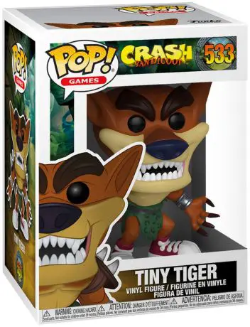 Figurine pop Tiny Tiger - Crash Bandicoot - 1