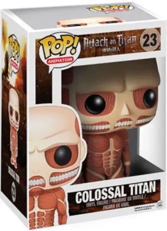 Figurine pop Titan Colossal - 15 cm - L'Attaque des Titans - 1