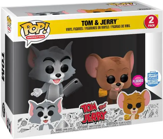 Figurine pop Tom&Jerry - Floqué - 2 Pack - Tom et Jerry - 1
