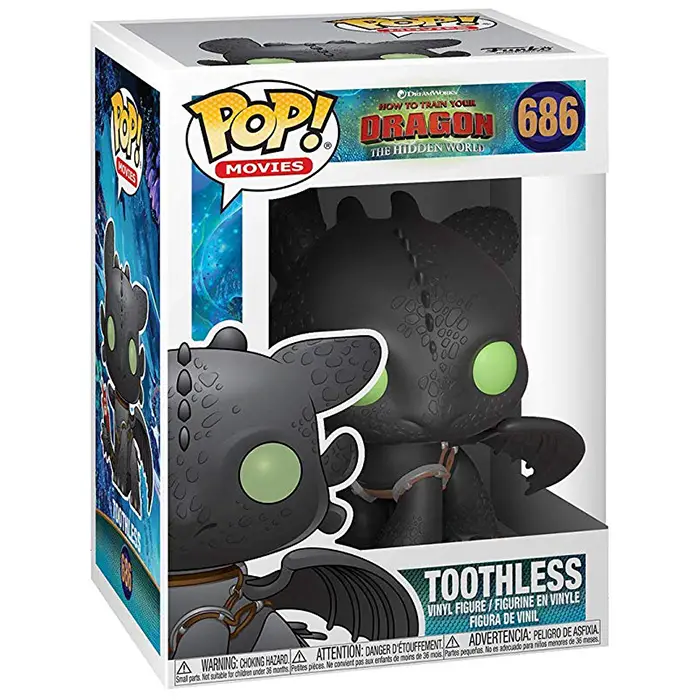 Figurine pop Toothless - Dragons : le monde caché - 2