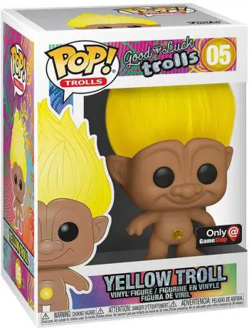 Figurine pop Troll Jaune - Les Trolls - 1
