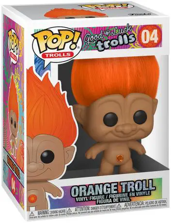 Figurine pop Troll Orange - Les Trolls - 1