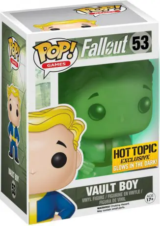 Figurine pop Vault Boy Vert - Brillant dans le noir - Fallout - 1