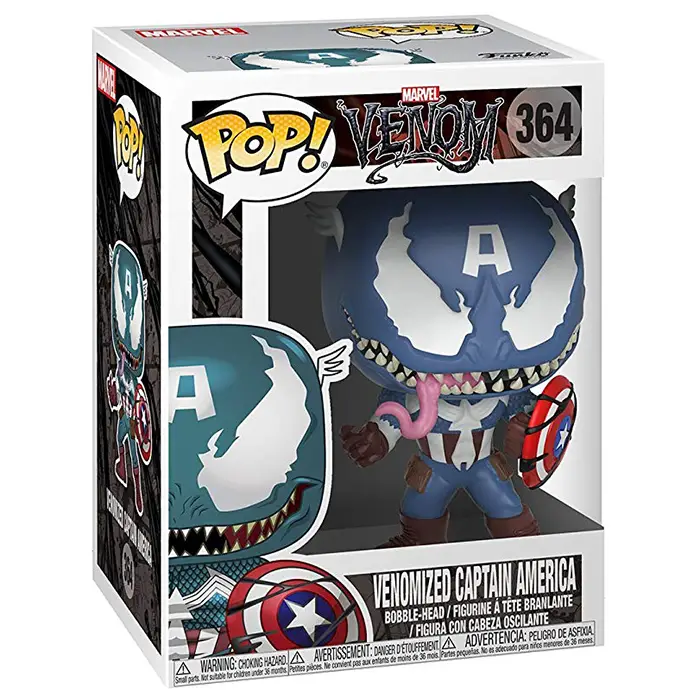 Figurine pop Venomized Captain America - Venom - 2