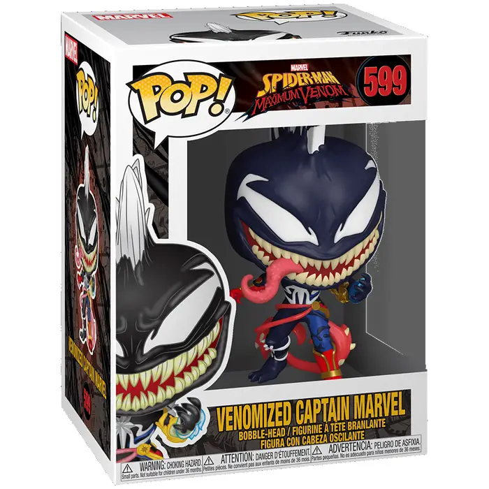 Figurine pop Venomized Captain Marvel - Spider-man : Maximum Venom - 2