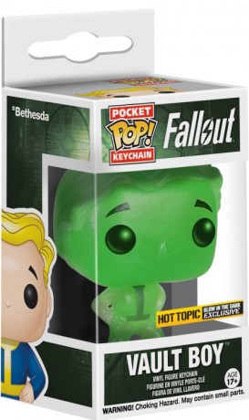 Figurine pop Vert Vault Boy - Brillant dans le noir - Fallout - 1