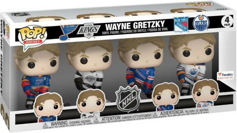 Figurine pop Wayne Gretzky - 4-Pack - LNH: Ligue Nationale de Hockey - 1